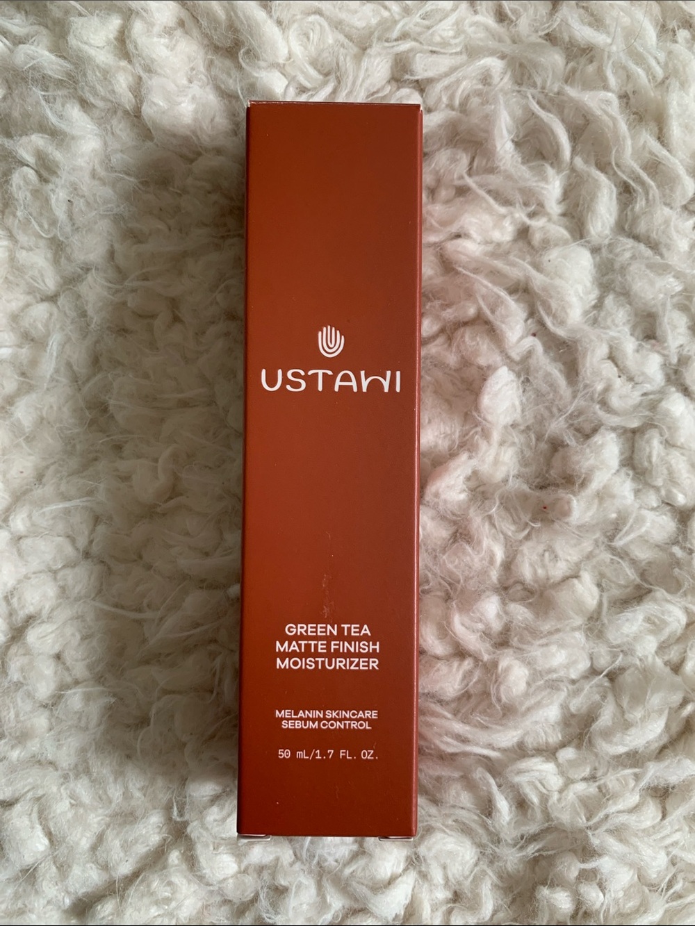 Ustawi French Skincare NIB Green Tea Matte Finish Moisturizer Sebum Control